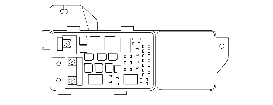 Блоки предохранителей салона Honda Accord 8 купить Автозапчасти Festima.Ru - час